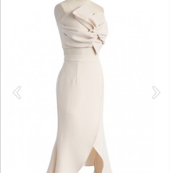 2 Piece- Sweet Knot Bustier Top and Flap Skirt - Picture 3 of 4